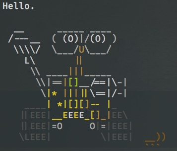 Wall-E in my terminal