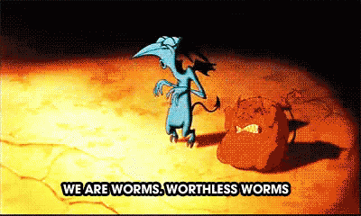 We are worms!